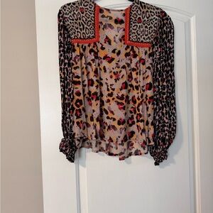 Leopard Print Women's Top
